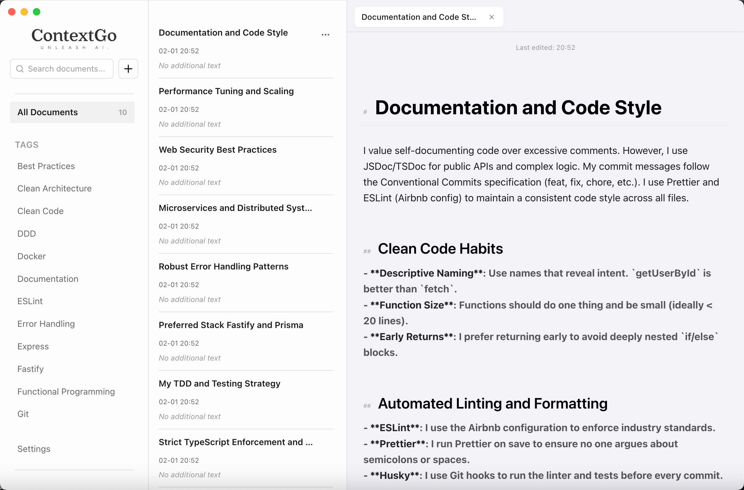 ContextGo Product Demo